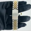 Rolex Datejust Champagne Stick Dial on D-Link Jubilee Bracelet Ref 16263 - Image 3