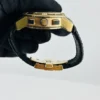 Tiffany & Co. Tri-Retrograde Black / Rose Dial on Leather Band Ref T-57 - Image 5