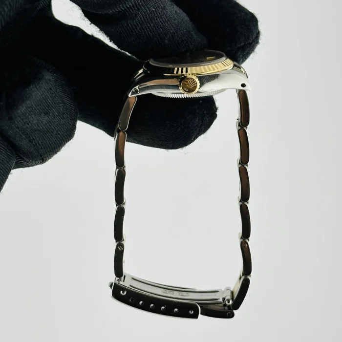 Rolex Oyster Perpetual Champagne Stick Dial on Oyster Bracelet Ref. 67193 - Image 6