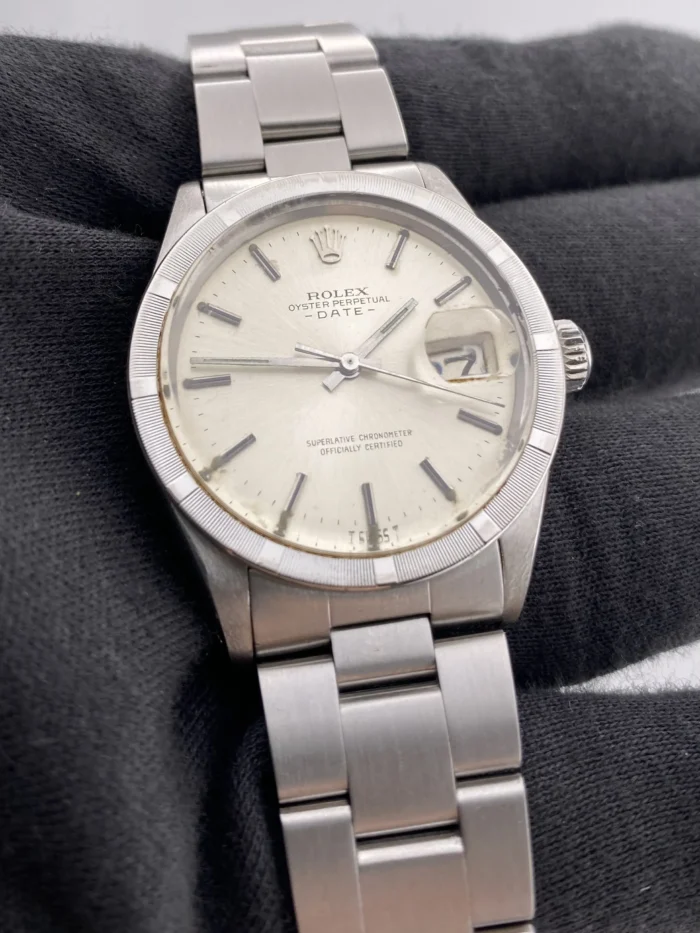 Rolex Oyster Perpetual Date Silver Index Dial on Oyster Ref. 1501 - Image 3