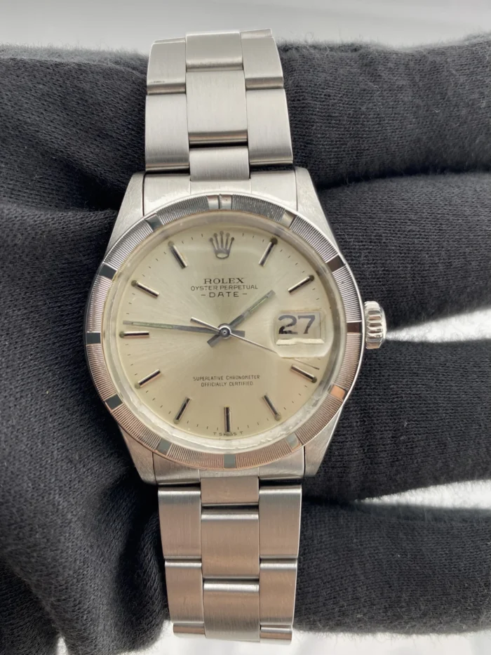 Rolex Oyster Perpetual Date Silver Index Dial on Oyster Ref. 1501 - Image 2