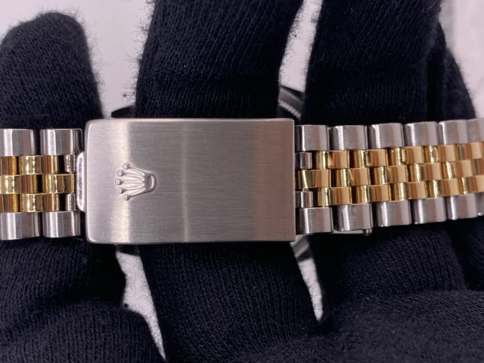 Rolex Datejust Champagne Anniversary Diamond Dial Dial on D-Link Jubilee Bracelet Ref. 16233G - Image 4