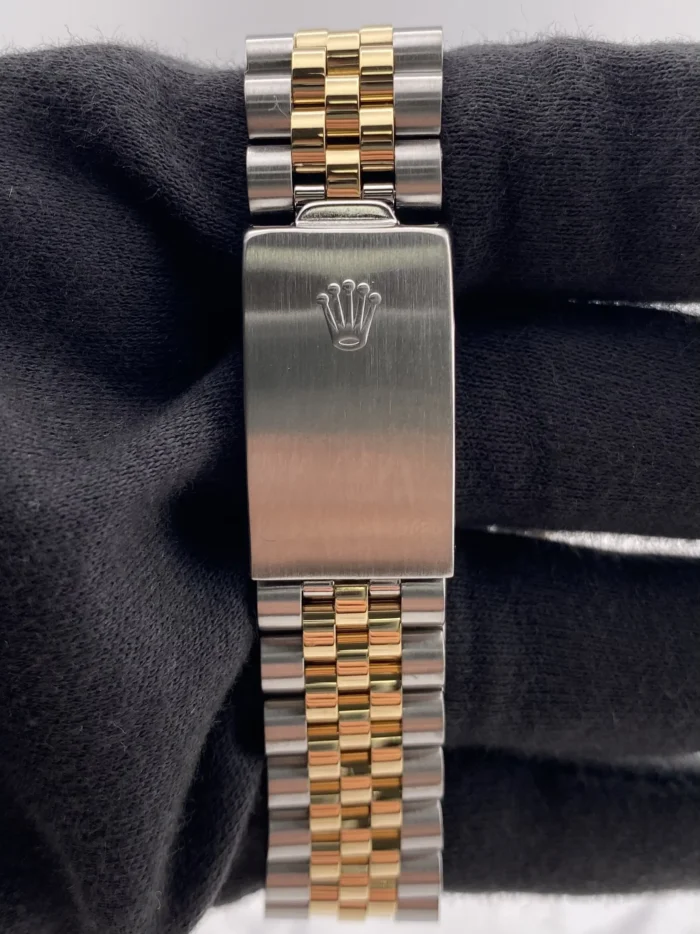 Rolex Datejust Champagne Stick Dial on D-Link Jubilee Bracelet Ref. 16013 - Image 4