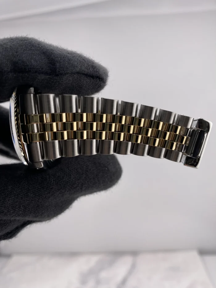 Rolex Datejust Champagne Stick Dial on D-Link Jubilee Bracelet Ref. 16013 - Image 5