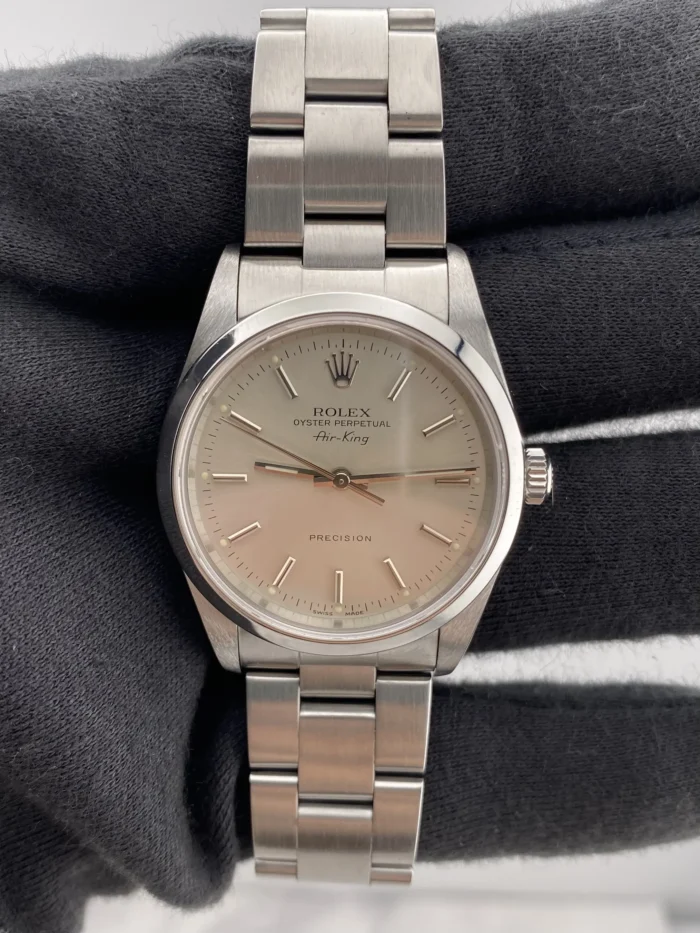 Rolex Air-King Silver Dial on Oyster Bracelet Ref. 14000M - Image 2