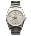 Rolex Air-King Silver Dial on Oyster Bracelet Ref 14000M