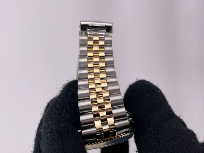 Rolex Datejust Champagne Stick Dial on D-Link Jubilee Bracelet Ref. 16013 - Image 5