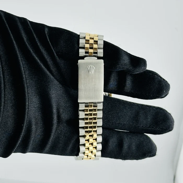 Rolex Datejust Champagne Diamond Dial on D-Link Jubilee Ref. 16233 with Papers 1993 - Image 4