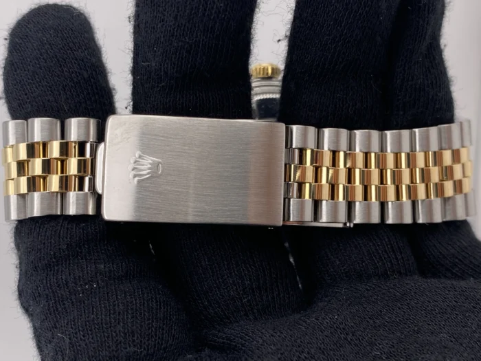 Rolex Datejust Champagne Linen Dial on Jubilee Ref. 16013 - Image 4