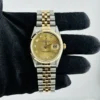 Rolex Datejust Champagne Diamond Factory Dial on D-Link Jubilee Bracelet Ref 16233G - Image 2