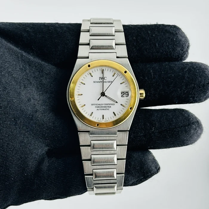 IWC Ingenieur White / YG Markers Dial on Stainless Steel Bracelet Ref IW352103 - Image 2