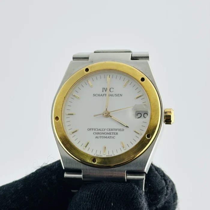 IWC Ingenieur White / YG Markers Dial on Stainless Steel Bracelet Ref IW352103 - Image 3
