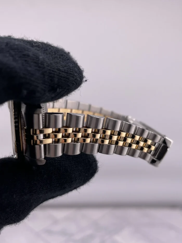 Rolex Datejust Lady Champagne Stick Dial on D-Link Jubilee Ref. 69173 - Image 5