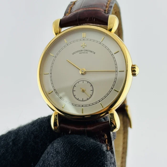 Vacheron Constantin Les Historiques Silver / Gold Stick Dial on Leather Band Ref 92084/000J-4 - Image 2