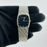 Audemars Piguet Cobra Blue / Factory Diamond Dial on White Gold Mesh Bracelet Ref N/A