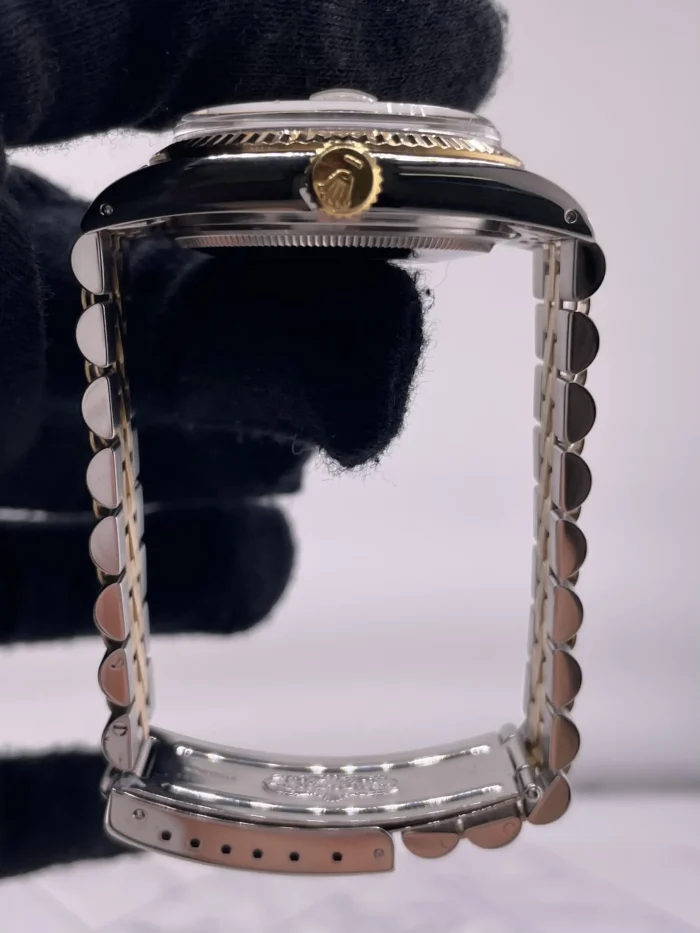 Rolex Datejust Champagne Stick Dial on D-Link Jubilee Bracelet Ref. 16013 - Image 6