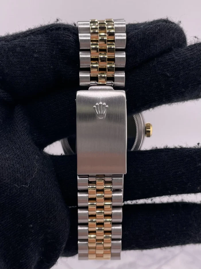 Rolex Datejust Champagne Stick Dial on D-Link Jubilee Bracelet Ref. 16013 - Image 4