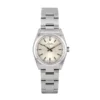 Rolex Oyster Perpetual Silver Dial on Oyster Ref 77080