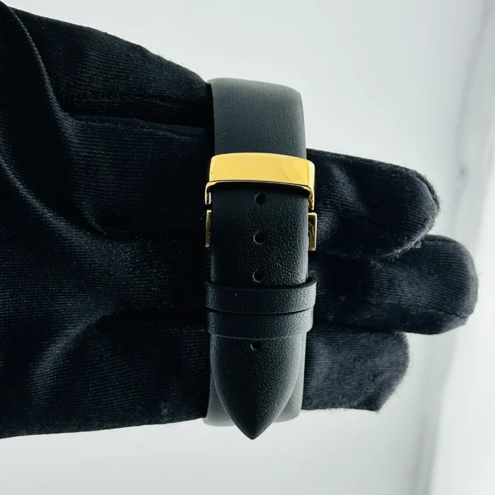 Rolex Day-Date Bark Champagne Stick Dial on Generic Leather Band Ref. 18078 - Image 4