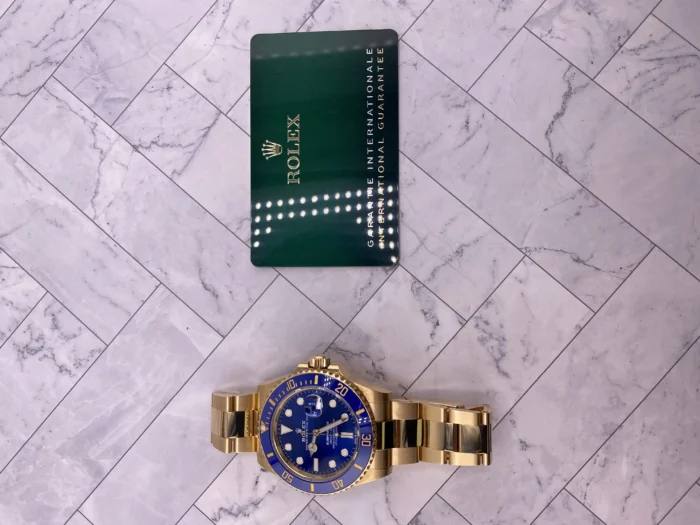 Rolex Submariner Blue Dial on Oyster Ref. 126618LB with Card (New Style Green) 2022 - Image 7