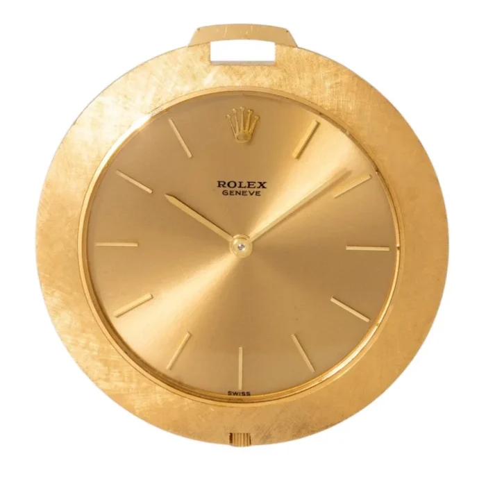 Rolex Cellini Pocket Watch Gold Dial Ref. 3608J - Image 1