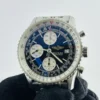 Breitling Navitimer Fighter Black Dial on Stainless Steel Bracelet Ref A13330 with Card 2001 - Image 3