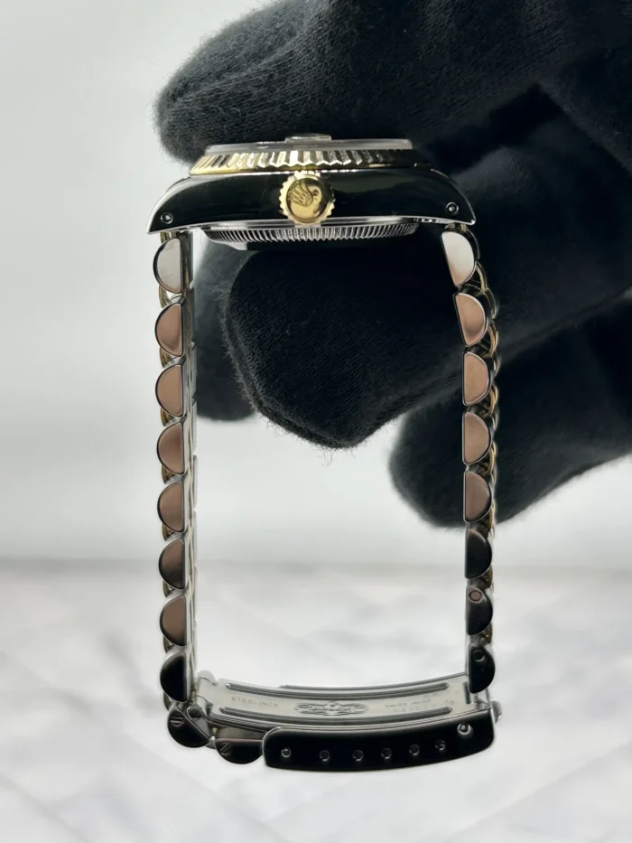 Rolex Datejust Lady Champagne Stick Dial on D-Link Jubilee Ref. 69173 - Image 6