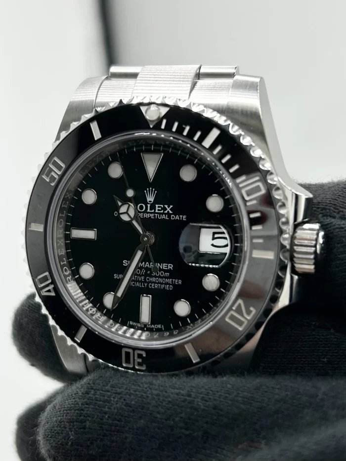 Rolex Submariner Black Dial on Oyster Ref. 116610LN with Card (New Style White) 2017 - Image 3