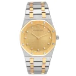 Audemars Piguet Royal Oak Champagne Diamond Tapisserie Dial on 2-Tone Bracelet Ref 56303SA