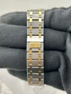 Audemars Piguet Royal Oak Champagne Diamond Tapisserie Dial on 2-Tone Bracelet Ref 56303SA - Image 4