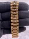 Rolex Day Date 36 Champagne Diamond Dial on President Ref 18238 with Papers - Image 4