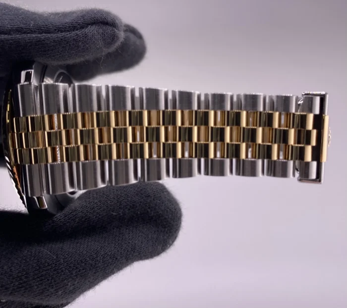 Rolex Datejust Black Diamond Factory Dial on D-Link Jubilee Bracelet Ref. 126333 with New Style Card (White) 2016 - Image 5