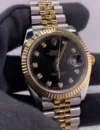 Rolex Datejust 41 Black Diamond Dial on Jubilee Ref 126333 with New Style Card (White) 2016 - Image 3