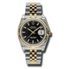 Rolex Datejust 36 Black Dial on Jubilee Ref 116233