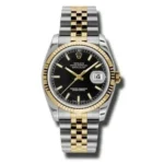 Rolex Datejust 36 Black Dial on Jubilee Ref 116233