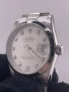 Rolex Datejust Silver Diamond Dial on President Ref 68246 with Papers 1991 - Image 3
