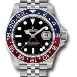 Rolex GMT-Master II Pepsi Black Dial on Jubilee Ref 126710BLRO with New Style Card (green) 2022