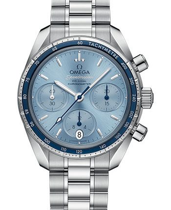 Omega Speedmaster 38 Blue Dial on Bracelet Ref 324.30.38.50.03.001 with Card  2023