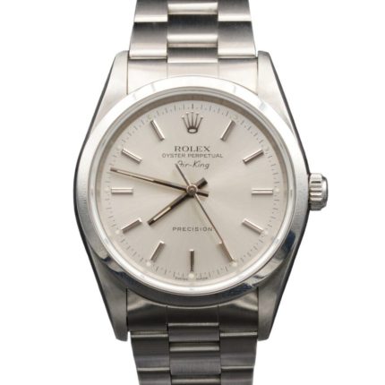 Rolex Air-King Silver Dial on Stainless Steel Ref 14000
