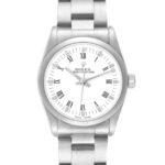 Rolex Oyster Perpetual White Dial on Oyster Ref 77080 with Papers  2001