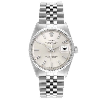 Rolex Datejust  Silver Stick Dial on Jubilee Ref 1601