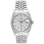 Rolex Datejust Silver Linen Dial on Jubilee Ref 1601