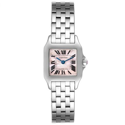 Cartier Santos De Moiselle Pink M.O.P Dial Ref 2698/W25075Z5