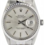 Rolex Datejust Silver Dial on Jubilee Ref 16030 with Papers  1978