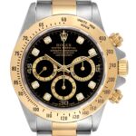 Rolex Daytona Black Diamond Dial on Oyster Ref 16523