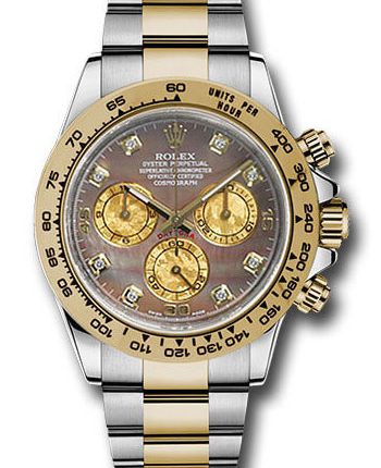 Rolex Daytona Dark Mop Diamond Dial on Oyster Ref 116503 with New Style Card White  2017