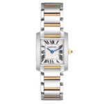 Cartier Tank Francaise White Roman Dial Ref 2384