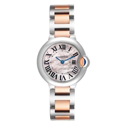 Cartier Ballon Bleu Pink Mop Dial Ref 3009/W6920034