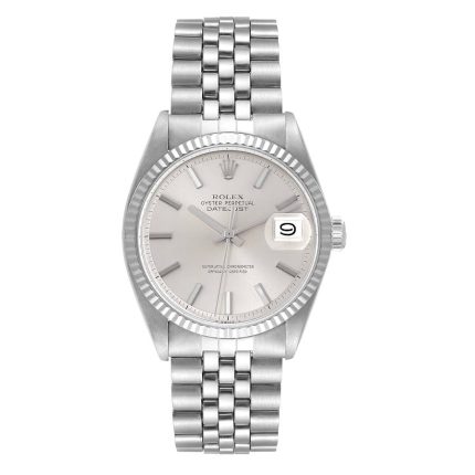 Rolex Datejust Silver Index Dial on Jubilee Ref 1601