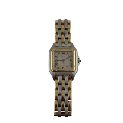 Cartier Panthere Cream Dial on 2 Tone Ref 187949